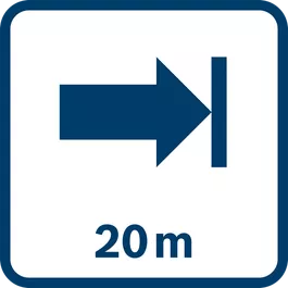 작업 거리 최대 20 m