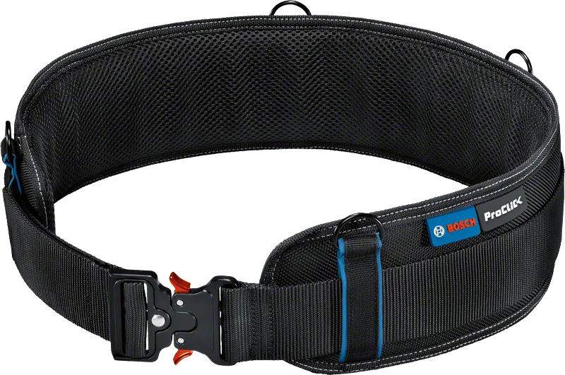 Bosch 벨트 93, 퀵 릴리스 버클이 달린 패딩 도구 벨트.