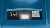 Bosch GTB 18V-45 LED 조명과 켜기/끄기 버튼.