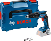 케이스가 포함된 Bosch GTB 18V-45 무선 건식벽체 스크루드라이버.