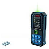 녹색 빔 디스플레이가 장착된 Bosch GLM50-23G 레이저 측정기.