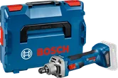 L-Boxx 케이스가 장착된 Bosch GGS 18V-20 무선 스트레이트 그라인더.