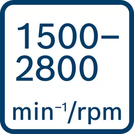  무부하 속도 1500-2800 min-1/rpm