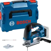 케이스가 포함된 Bosch GST 18V-155 무선 톱.