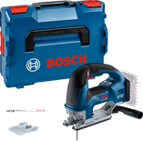 케이스가 포함된 Bosch GST 18V-155 무선 톱.