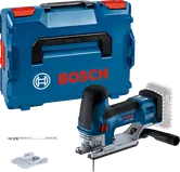 케이스가 포함된 Bosch GST 18V-155 SC 무선 톱.