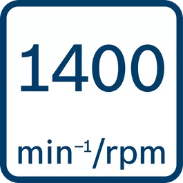  무부하 속도 1400 min-1/rpm