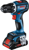 ProCORE 배터리가 장착된 Bosch GSR 18V-90 C 무선 드릴.