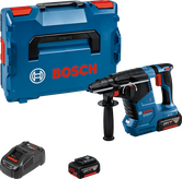케이스가 포함된 Bosch GBH 18V-24 C 무선 회전 해머.