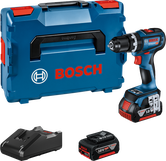 Bosch GSB 18V-90 C 무선 드릴(케이스 및 배터리 포함).