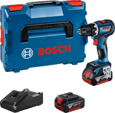 케이스가 포함된 Bosch GSR 18V-90 C 무선 드릴 세트.