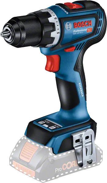Bosch GSR 18V-90 C 무선 드릴 드라이버.