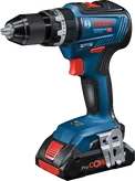 브러시리스 모터가 장착된 Bosch GSB 18V-55 무선 콤비 드릴.