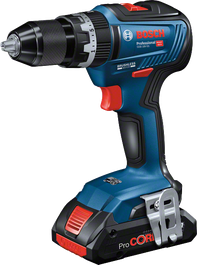 브러시리스 모터가 장착된 Bosch GSB 18V-55 무선 콤비 드릴.