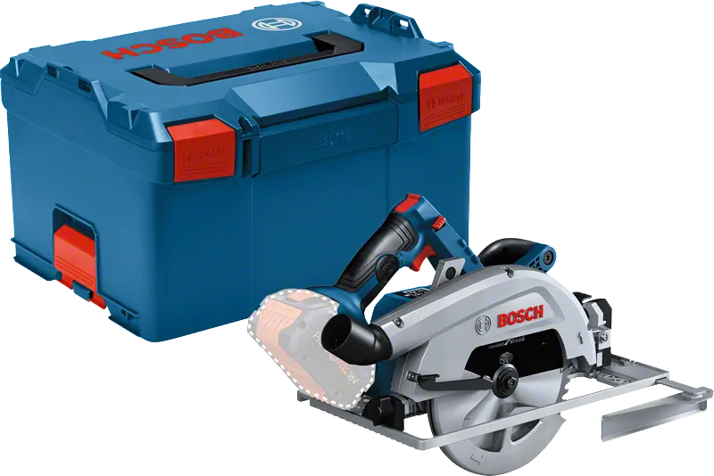 L-Boxx 케이스가 포함된 Bosch GKS 18V-68 GC 무선 원형 톱.