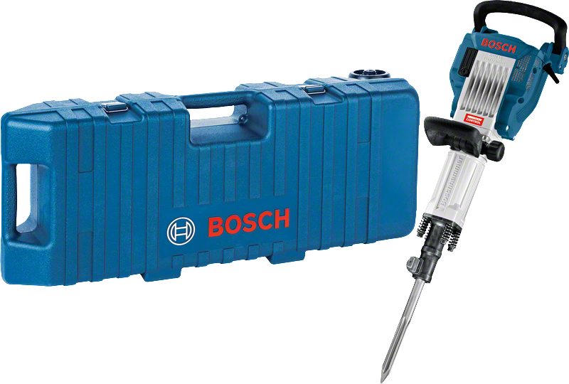 운반 케이스가 포함된 Bosch GSH 16-30 철거 망치.
