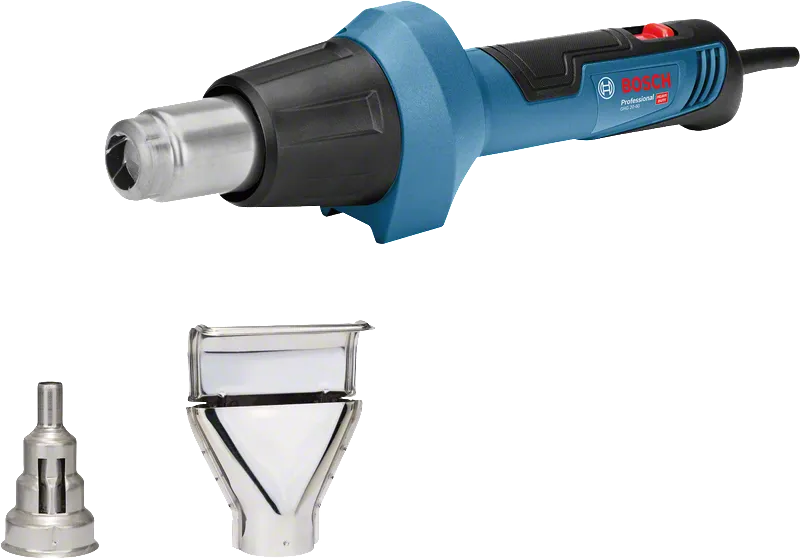 교체 가능한 노즐이 있는 Bosch GHG 20-60 히트건.