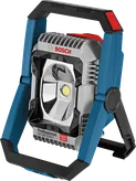 조절식 스탠드가 있는 Bosch GLI 18V-2200 C LED 작업 조명.