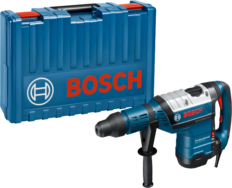 운반 케이스가 포함된 Bosch GBH 8-45 DV 로터리 해머.