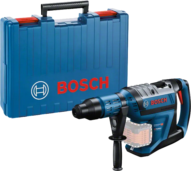 케이스가 포함된 Bosch GBH 18V-45 C 무선 회전 해머.