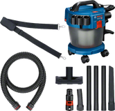 Bosch GAS 18V-10 L 무선 습식 및 건식 진공 청소기 세트.