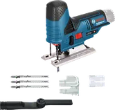 Bosch GST 10.8 V-LI 무선 톱(액세서리 포함).