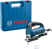 Bosch GST 75 BE 퍼즐 톱과 운반 케이스.