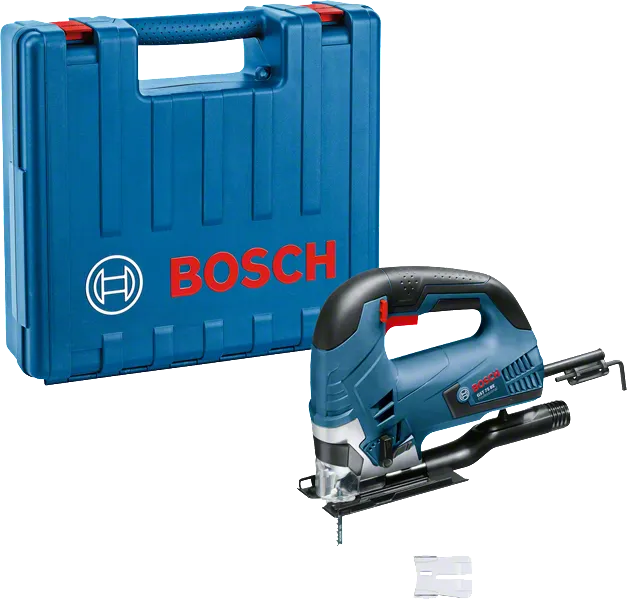 Bosch GST 75 BE 퍼즐 톱과 운반 케이스.