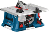무선 디자인의 Bosch GTS 18V-216 테이블 톱.