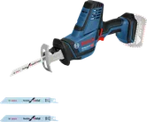 Bosch GSA 18 V-LI C 무선 왕복톱, 목재 및 금속 작업용.