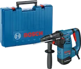 운반 케이스가 포함된 Bosch GBH 3-28 DRE 로터리 해머 드릴.