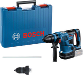 케이스가 포함된 Bosch GBH 18V-34 CF 무선 회전 해머.