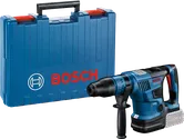 케이스가 있는 Bosch GBH 18V-36 C 로터리 해머.