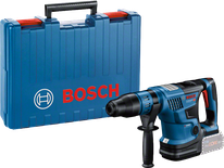 케이스가 있는 Bosch GBH 18V-36 C 로터리 해머.