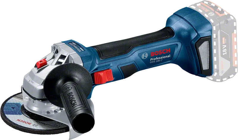 Bosch GWS 18V-7 무선 각도 절단기.