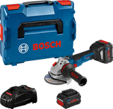 Bosch GWS 18V-10 SC 무선 각도 그라인더 세트.