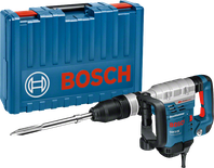 운반 케이스가 포함된 Bosch GSH 5 CE 철거 망치.