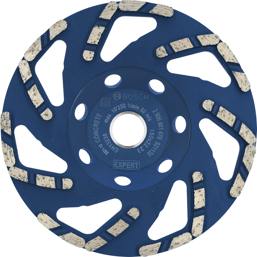 Bosch EXPERT 콘크리트 다이아몬드 연삭 헤드, 150mm.