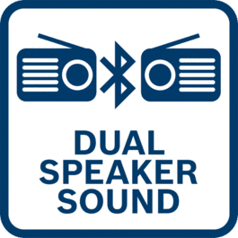  듀얼 스피커 사운드 – Bluetooth 모드에서 두 개의 라디오를 하나의 스마트폰으로 연결