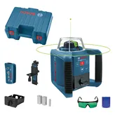 Bosch GRL 300 HVG 레이저 레벨링 도구와 액세서리.