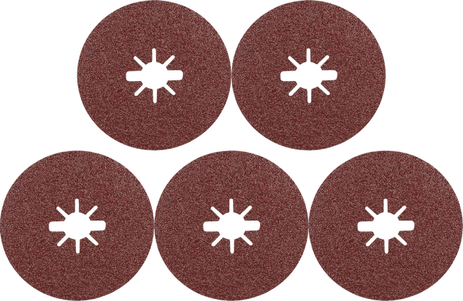 Bosch 프로 유니버셜 파이버 디스크 세트, 샌딩 디스크 5개.
