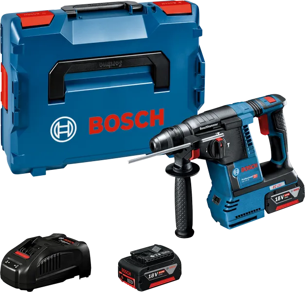 Bosch GBH 18V-26 무선 로터리 해머 키트.