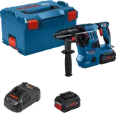 케이스가 포함된 Bosch GBH 18V-28 C 로터리 해머 세트.