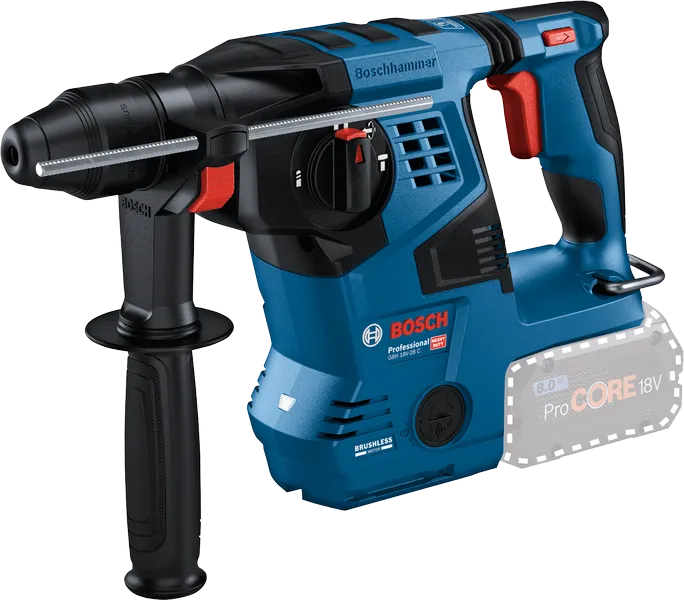 Bosch GBH 18V-28 C 무선 로터리 해머 드릴.