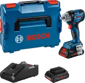 Bosch GDS 18V-330 HC 무선 임팩트 렌치 세트.