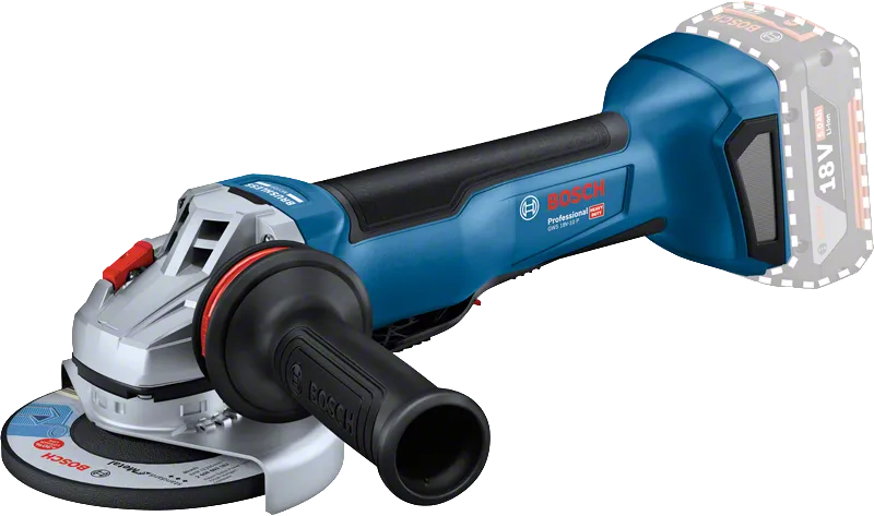 Bosch GWS 18V-10 P 무선 각도 그라인더.