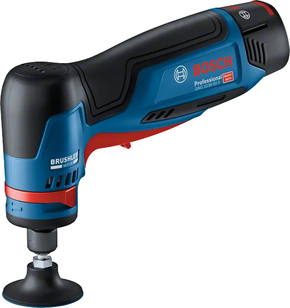 Bosch GWG 10.8V-50 S 무선 각도 그라인더.