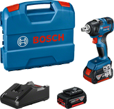 Bosch GDS 18V-200 무선 임팩트 렌치 세트.