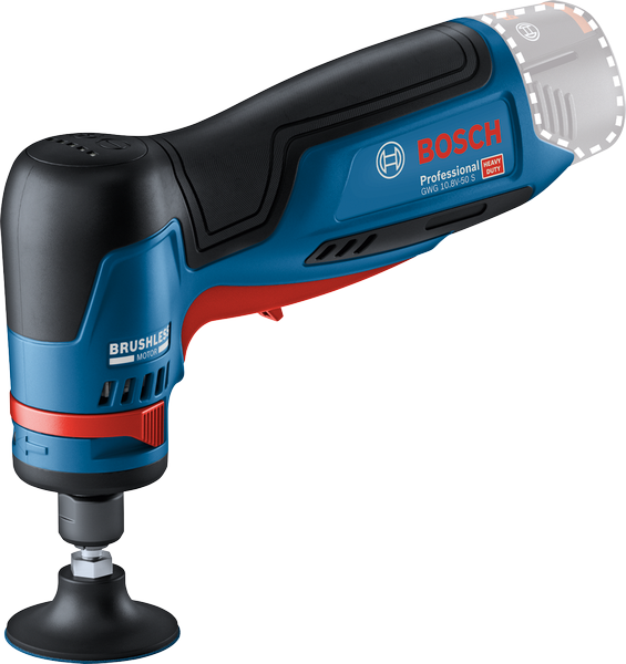 Bosch GWG 10.8V-50 S 무선 브러시리스 각도 그라인더.