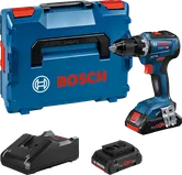 케이스가 포함된 Bosch GSR 18V-55 무선 드릴 세트.